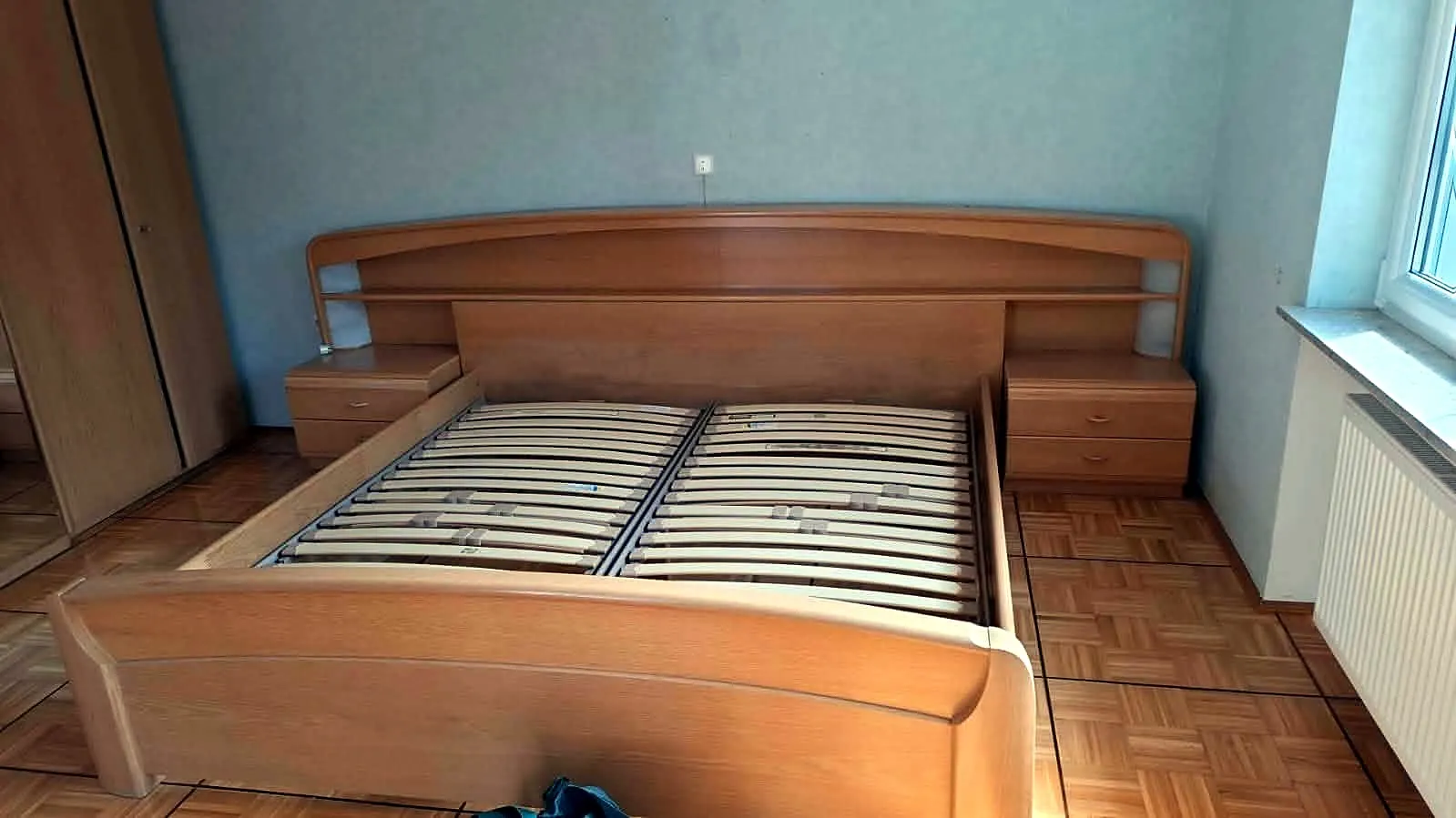 Schlafzimmer vor der Räumung
